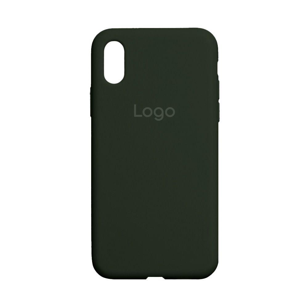 Чохол Silicone Case Full Size (AA) для iPhone Xs Max Колір 71.Cyprus Green, фото 1