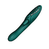 Вібратор-кролик Zalo Ares Turquoise Green, фото 3