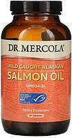 Жир дикого аляскинського лосося з Омега-3 для серця та мозку Аляскинський риб'ячий жир Dr. Mercola Salmon Oil 90 капс