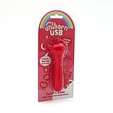 Вібратор-єдиноріжка Unihorn USB Bullet - Cupid's Beau, віброкуля, USB-зарядка, фото 4