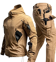 Костюм софтшел Gwild Пісок Койот Soft Shell на флісі L