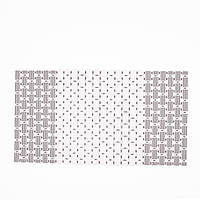 Килимок для ванної туалету душу із полівінілхлориду на присосках 73×40 см HP-42-7W