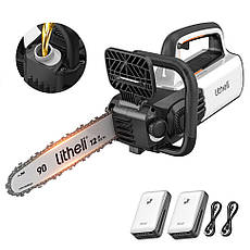 Акумуляторна ланцюгова пила Litheli, живлення від павербанку (2 шт УМБ Litheli Power Bank 10000 mAh, 45 W, 2А в комплекті)