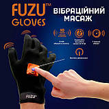 Віброрукавичка (ліва) FUZU Gloves Vibrating Massage Left Hand, 11 режимів, фото 3
