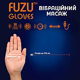 Віброрукавички (пара) FUZU Gloves Vibrating Massage Two Hands, 11 режимів, фото 4