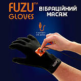 Віброрукавички (пара) FUZU Gloves Vibrating Massage Two Hands, 11 режимів, фото 5
