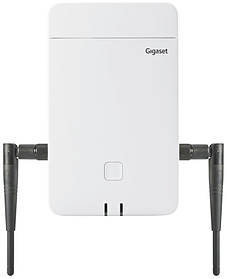 Базова станція IP-DECT Gigaset N870E IP PRO 1xFE LAN, SIP, PoE, до 60 паралельних дзвінків, до 250 трубок, 2 зовнішні антени