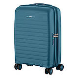 Набір валіз 2E, Aero, поліпропілен, (M+S), TSA, 4 колеса, EXP, синій, фото 8
