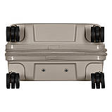 Набір валіз 2E, Aero, поліпропілен, (M+S), TSA, 4 колеса, EXP, сіро-коричневий, фото 10