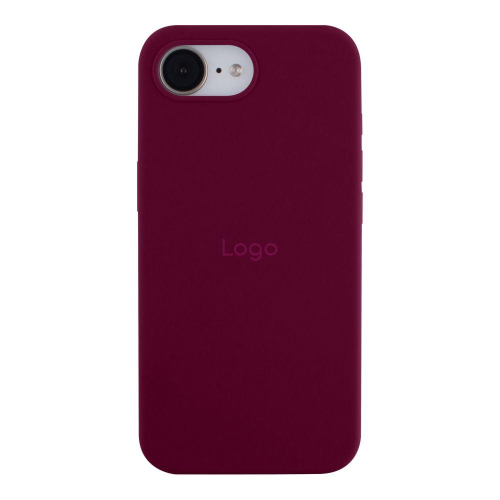 Чохол Silicone Case Full Size (AA) для iPhone 16e Колір 42.Maroon, фото 1