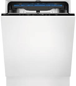 Посудомийна машина Electrolux вбудована, 13компл., Е, 60см, дисплей, інвертор, 3й кошик, чорний