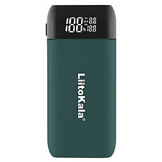 Зарядний пристрій-павербанк LiitoKala Lii-MP2  на 2 канали для акумуляторів, зелений