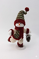 Новорічна фігурка Сніговик з шишкою 35×26×62 (см) CR-4-14