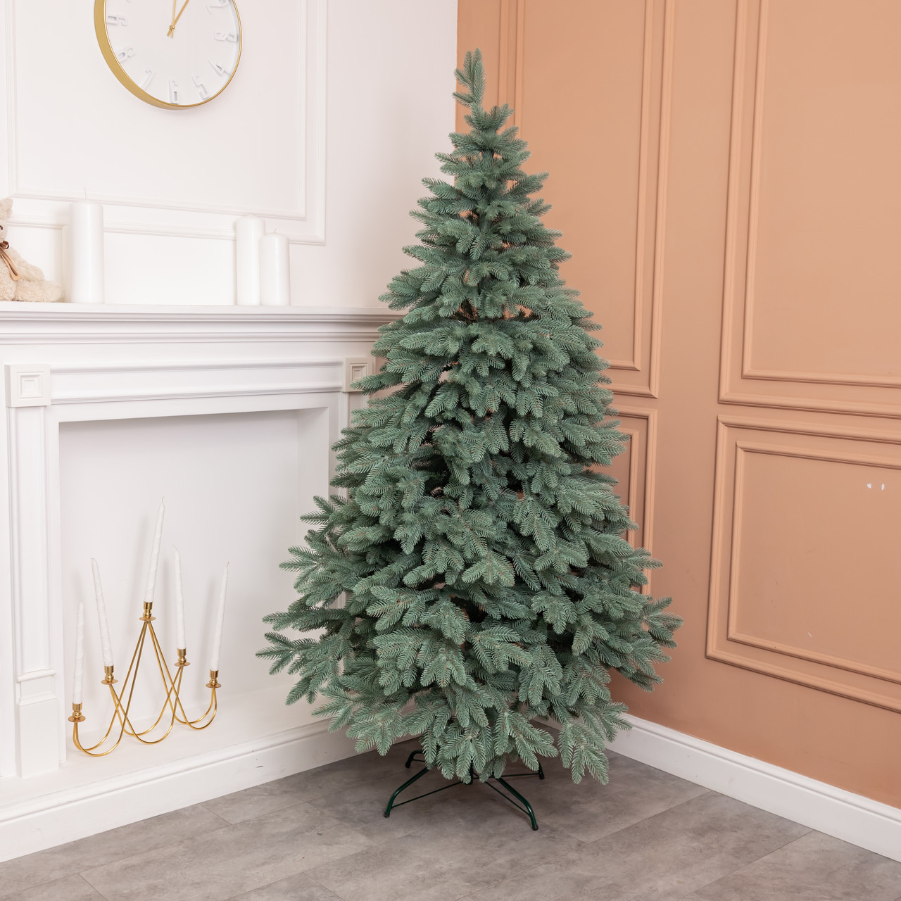 Лита штучна ялинка 1,1 м блакитна Шепетовська Преміум KOS-SHPBL11, фото 1