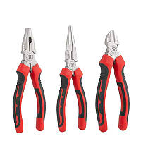 Набір плоскогубців PRO, 3 штуки, нікельовані 
CRV, HOME & GARAGE, DIY-PL13/1SET