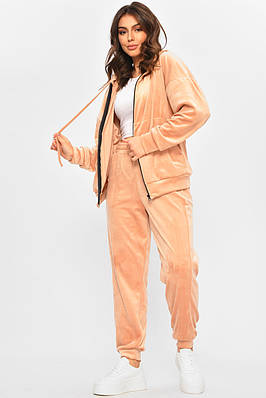 Спортивний костюм жіночий напівбатальний світло-рожевого кольору 207614T Безкоштовна доставка