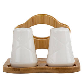 УЦІНКА Набір для спецій "Гармонія смаку", 14 см (Підставка виготовлена з тонкого та делікатного матеріалу, тому є дуже крихкою)