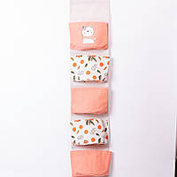 Підвісний органайзер на 5 відділень 20×58 (см) Рожевий HP-41-13P