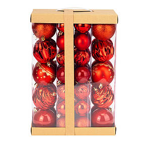 Набір ялинкових куль "Елегантний декор" (62 шт) ELISEY