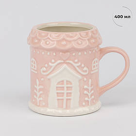Кружка "Рожевий будиночок", 400 мл ELISEY
