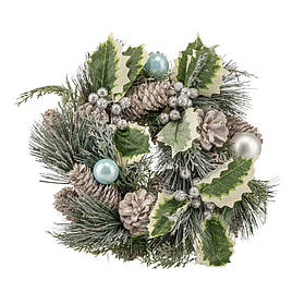 Вінок «Сосновий з шишками і гостролистом» ELISEY