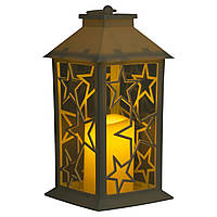 Декоративний Ліхтар CR-3-1 (Білий) 30 см. Підвісний LED Світильник-Нічник з Ефектом Свічки