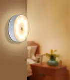 Світильник нічник бездротовий із датчиком руху 6000K акумуляторний із магнітом для підвішування, фото 2