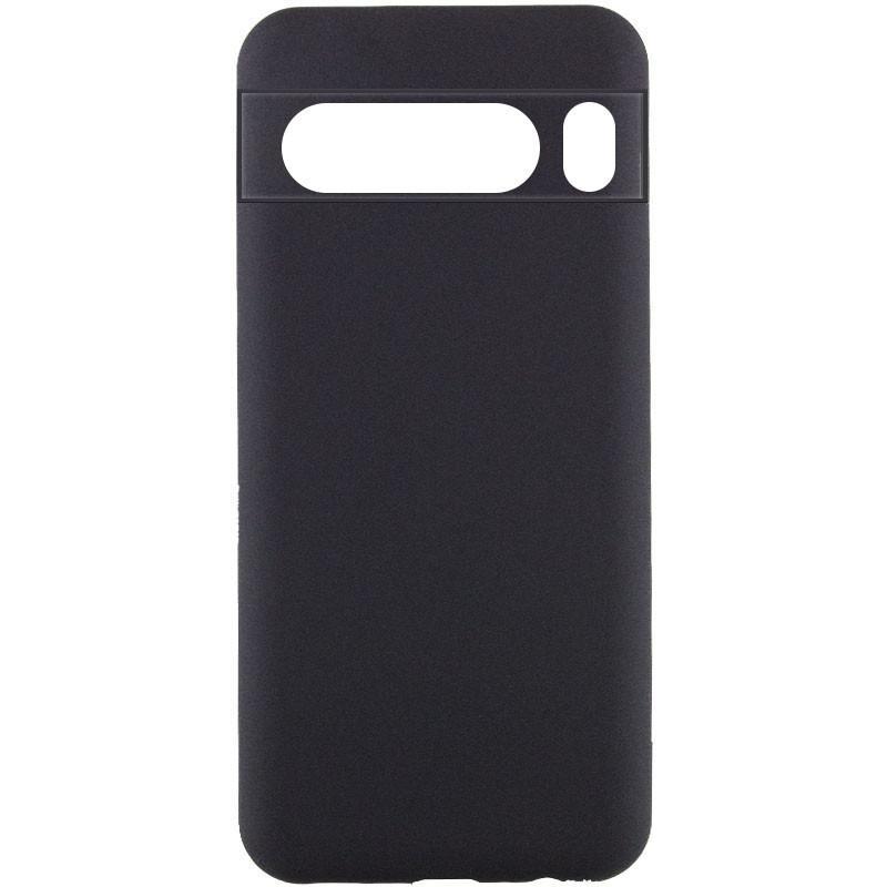 Чохол Silicone Cover Lakshmi Full Camera (AA) для Google Pixel 8 Pro | Мікрофібра Чорний / Black, фото 1