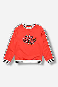 Кофта дитяча для дівчинки червоного кольору з принтом 207571P