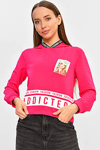 Кофта підліткова для дівчинки рожевого кольору з принтом р.152 207594P