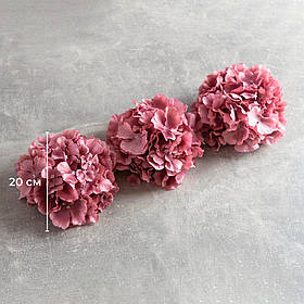 Головка гортензії, рожева, 20 см ELISEY