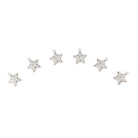 Комплект ялинкових прикрас "Сніжні зірочки", 6 шт. ELISEY