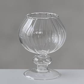 Підсвічник "Кришталевий келих", 10 см ELISEY