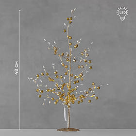 Декоративне дерево з підсвіткою "Сяйво золота", 48 см ELISEY