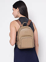 Жіночий рюкзак Saffron GUESS із екошкіри з принтом 1159846241 (Коричневий One Size)