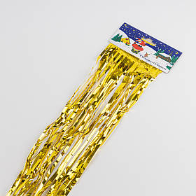 Дощик на ялинку новорічний, жовтий, 1,5 м ELISEY