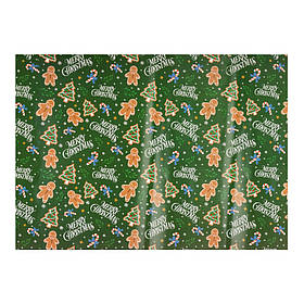 Пакувальний папір "Різдвяні пряники", 50*70 см ELISEY