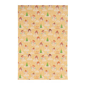 Пакувальний папір "Янголята та Різдво", 50*70 см ELISEY