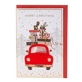 Вітальна листівка з конвертом до Нового Року "Подарунки" YOO-HOO!