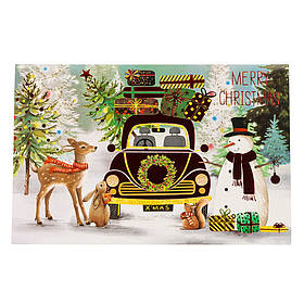 Об'ємна листівка до Нового Року "Різдвяні традиції" YOO-HOO!