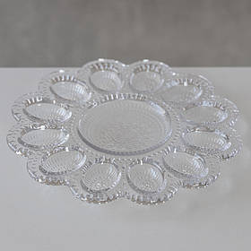 Підставка для 12 яєць "Скляна класика", 26,5 см ELISEY