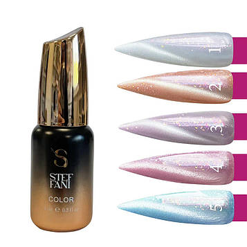 Гель-лак для нігтів Steffani Cat Eye Euphoria, 9 мл , 03 Ліловий