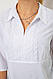 Блуза однотонна, колір білий, 230R70-1, фото 5