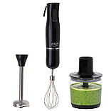 Новий функціональний блендер 3 в 1 Adler AD4620 Black з Європи з гарантією, фото 3