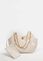 Chanel Large Hobo Bag White 30х27х6