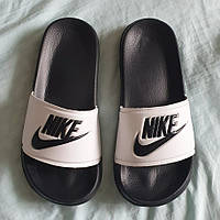 Nike Slides  •Black White•