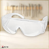 Прозрачные защитные очки Intertool SP-0020 рабочие очки с защитой глаз пластиковые рабочие очки