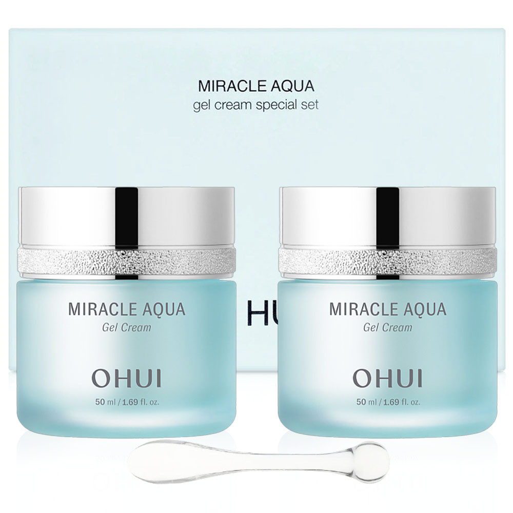 O HUI Miracle Aqua Cream Increased Set - набір кремів, що дарує шкірі відчуття живої води 50 мл + 50 мл, фото 1