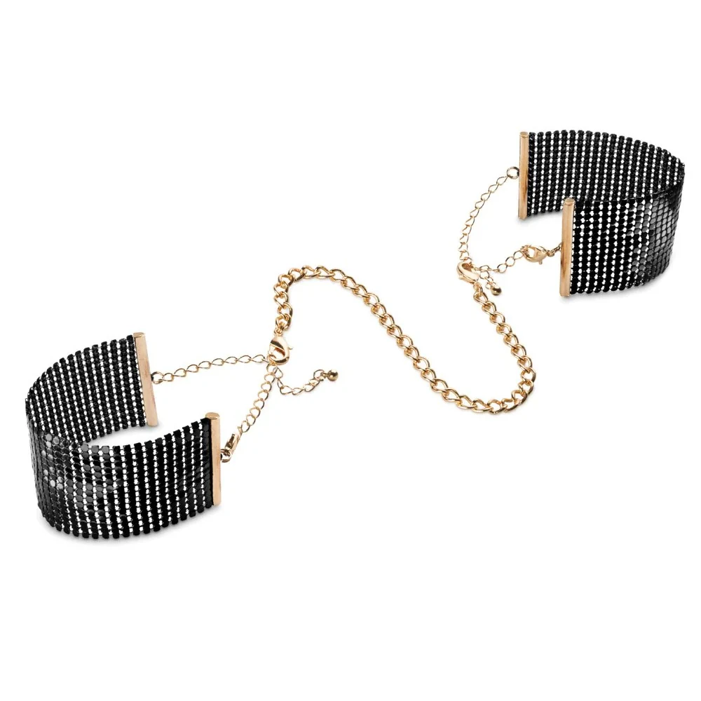 Наручники Bijoux Indiscrets Desir Metallique Metallic Mesh Handcuffs (Black)