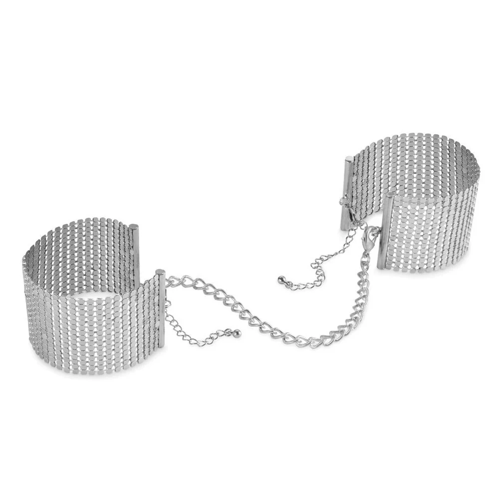 Наручники Bijoux Indiscrets Desir Metallique Metallic Mesh Handcuffs (Silver)
